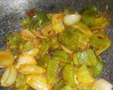 A picture of step 1 of Chilli paneer.