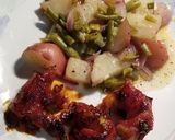 A picture of step 5 of BBQ Bacon Wrapped Shrimp.