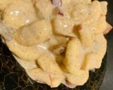A picture of step 3 of Apple cream salad.