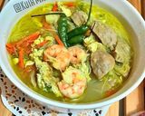 Foto langkah ke 6 dari resep Bihun kuah pedas.