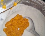 A picture of step 1 of Mango idli.