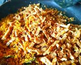 Foto langkah ke 8 dari resep Serundeng Teri Tempe Pedas.