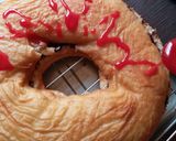 A picture of step 7 of Giant glazed doughnut.