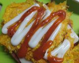 Foto langkah ke 6 dari resep 🍔Halmeoni Burger (Korean Street Food).