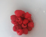 Foto del paso 1 de la receta: Batido de frambuesas