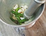 A picture of step 4 of Baingan cha thecha.