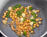 A picture of step 12 of Protein Power Chickpea Appes with Coconut Peanut Chutney (Kala chana breakfast).
