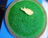 Foto langkah ke 7 dari resep MARTABAK MANIS (TERANG BULAN) PANDAN TEFLON ♥.