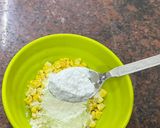 A picture of step 4 of Cheesy Crispy Corn.