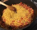 Une image de l'étape 6 de One pot pasta au caribou,tomates et oignon.