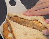 รูปขั้นตอนการทำที่ 9 ของ แซนวิชไก่กรอบ🥪✨