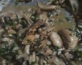 Foto del paso 4 de la receta: Spaghetti dorados con champiñones a la crema