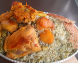 عکس مرحله 1 از دستور باقالی پلو با مرغ