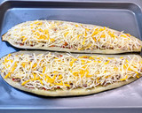 Foto del paso 8 de la receta: Calabacín relleno con gratinado de queso