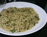 A picture of step 1 of Breaded chicken with fresh basil.