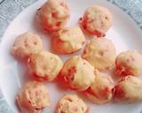 A picture of step 5 of Onion chicken stuffed pakore.