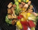 A picture of step 7 of Stir Fry veggie salad with grilled cottage cheese.