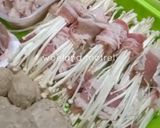 Foto langkah ke 2 dari resep Enoki Beef Roll Bakaran.