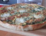 Foto del paso 3 de la receta: Quiche de espinacas, choclo y mozzarella