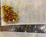 A picture of step 3 of Sweet Corn and Feta Samosas.