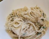 Mangoldos spagetti recept fázis 7 fotója