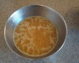 A picture of step 3 of Chawanmushi - savory egg custard.