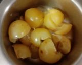 A picture of step 1 of Amla(gooseberry) burfy.
