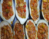 Foto del paso 8 de la receta: Berenjenas rellenas de Verduras al horno!!🍆