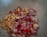 A picture of step 2 of Veg korma.