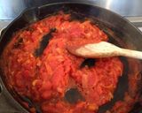 A picture of step 6 of Patatas Bravas.