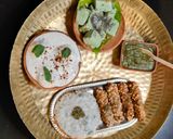 कच्चे केले का दही वड़ा, साबूदाना रोल, सामक पैन केक, पान कुल्फी। रेसिपी चरण 2 फोटो