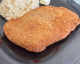 Foto del paso 6 de la receta: Milanesas fritas con arroz y queso
