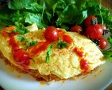 Une image de l'étape 6 de Omurice une omelette aux riz.
