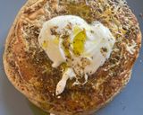 A picture of step 5 of Zaatar and cheese wholemeal pancakes - Best Sunday Breakfast 💥🥞.