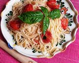 Friss paradicsomos spagetti recept fázis 5 fotója