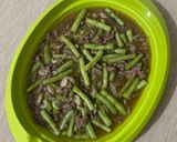 Foto langkah ke 5 dari resep Buncis Daging Sapi Cincang.