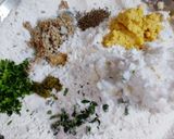 A picture of step 1 of Rice crackers.