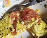 Foto del paso 4 de la receta: Tarta caprese sin harina en flip
