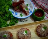रेड वेलवेट कटलेट (red velvet cutlet recipe in Hindi) रेसिपी चरण 6 फोटो