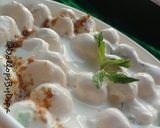 A picture of step 4 of Makhana raita.