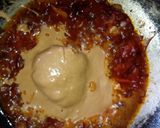 A picture of step 5 of Chicken made with peanut butter #4weeks challenge.