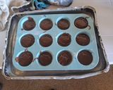 Foto del paso 4 de la receta: Muffins de chocolate rellenos con dulce de leche