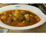 A picture of step 11 of Special butter,veg rice & italian meatball and potatoe soup.