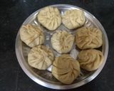A picture of step 14 of Tuvar stuffed kachori.
