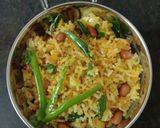A picture of step 6 of Tadka Rice(leftovers ka makeover).