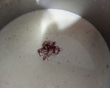 A picture of step 2 of Kesar badam dudh.