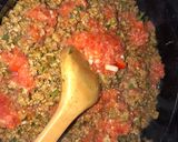 Foto del paso 4 de la receta: Pimientos gratinados, rellenos de cerdo
