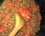 Foto del paso 4 de la receta: Pimientos gratinados, rellenos de cerdo