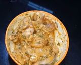 A picture of step 1 of Restaurant style butter chicken.