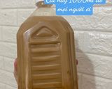 Hình bước làm 4 của món Hồng trà sữa trân châu đường đen